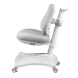 Комплект Anatomica Genius парта + кресло + надстройка + выдвижной ящик + подставка для книг клен/серый с серым креслом Robin