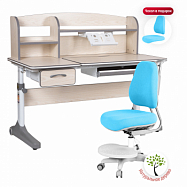 Комплект Anatomica Uniqa парта + кресло + надстройка + подставка для книг
