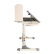 Комплект Anatomica Genius парта + кресло + надстройка + выдвижной ящик + подставка для книг клен/серый с серым креслом Funken