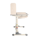 Комплект Anatomica Genius парта + кресло + надстройка + выдвижной ящик + подставка для книг клен/серый с серым креслом Funken